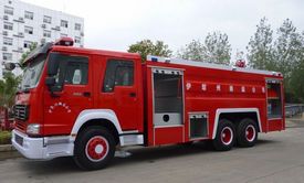 豪濼雙后橋12噸水泡消防車圖片