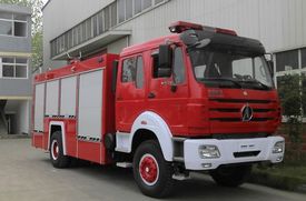 北奔8噸泡沫消防車圖片