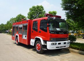 慶鈴6噸泡沫消防車圖片